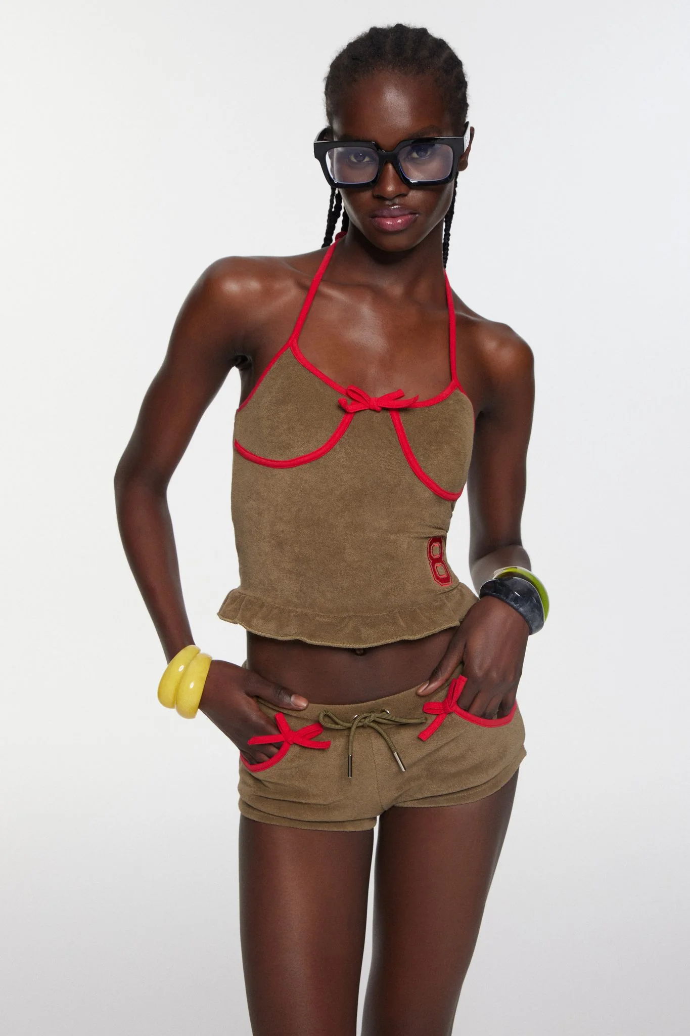 Alyse Shorts - Olive - Image 5