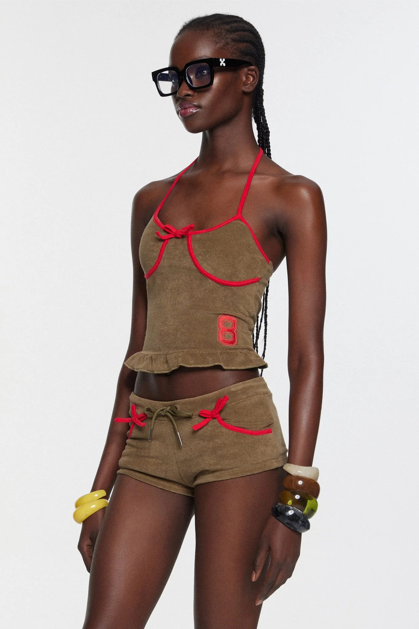 Alyse Shorts - Olive - Image 7