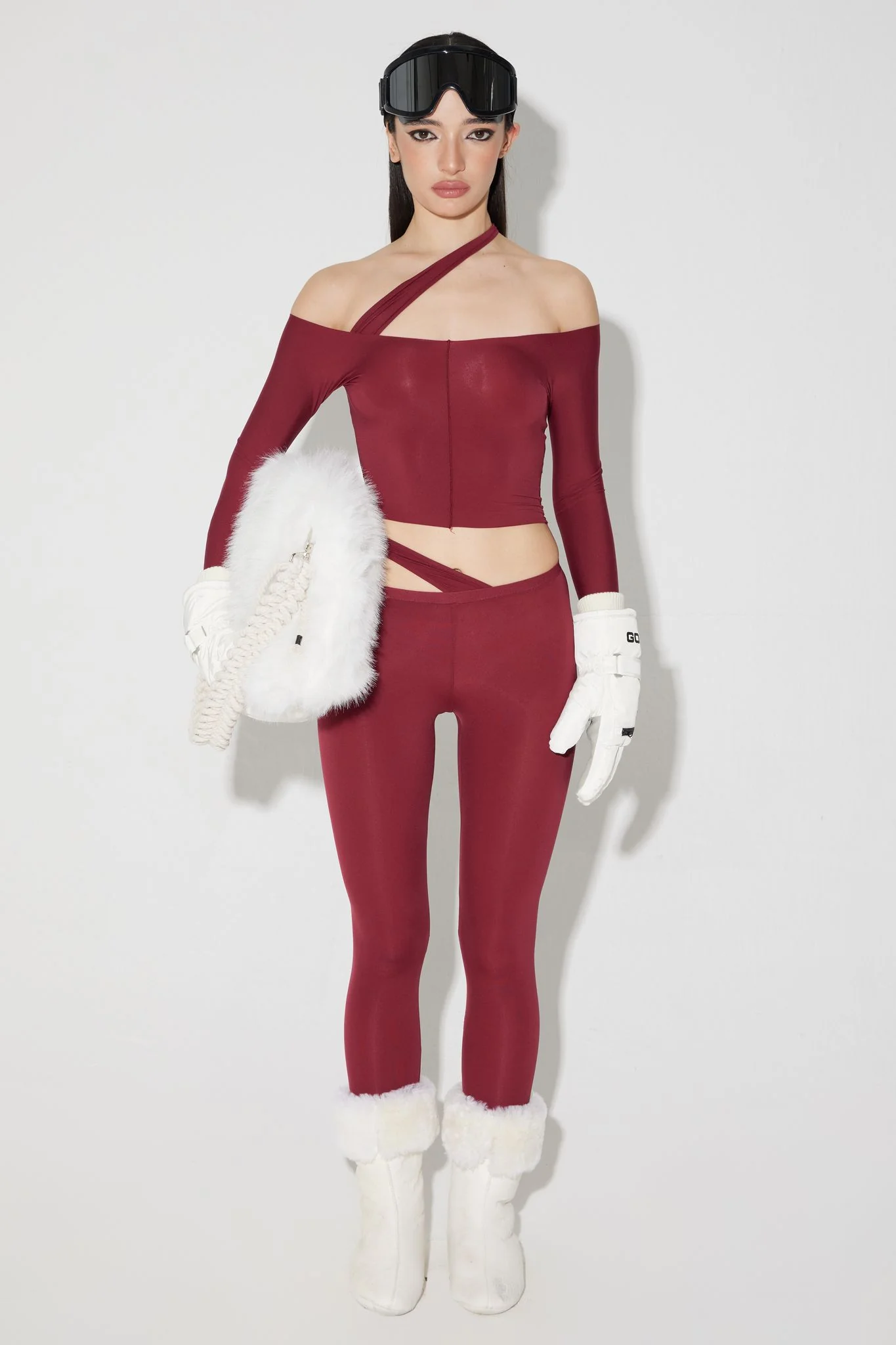 Hiko Leggings - Burgundy