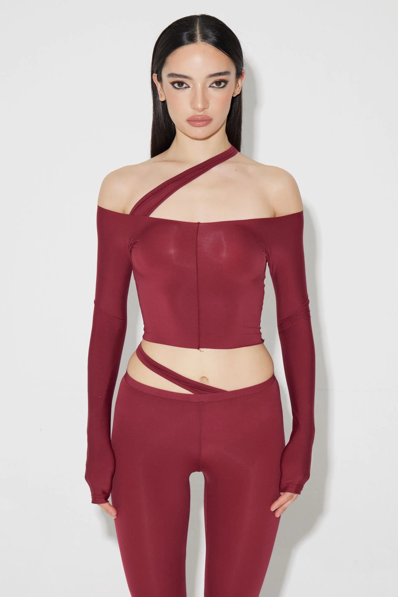 Hiko Top - Burgundy